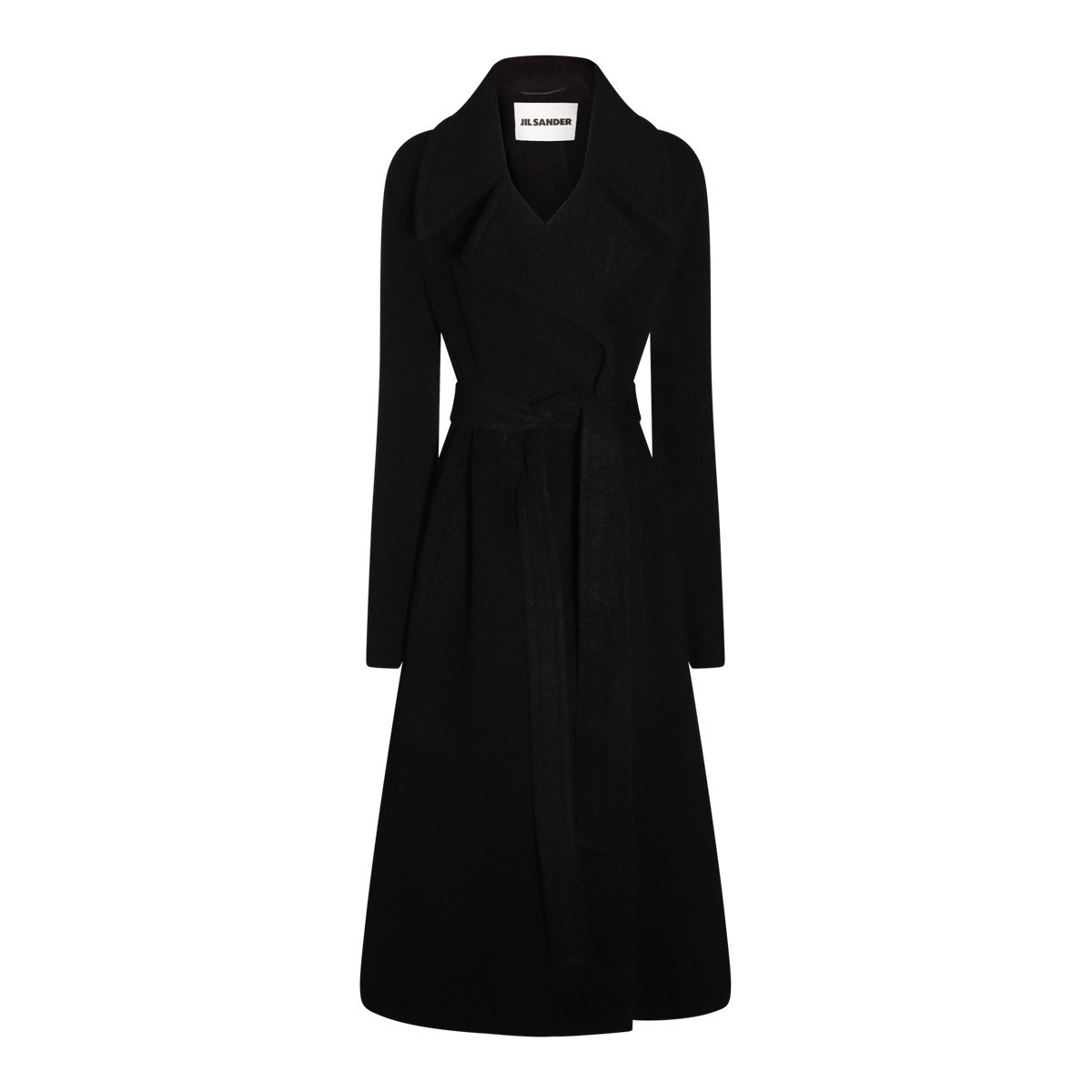 BLACK WOOL COAT