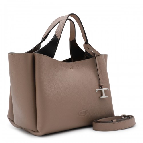 BEIGE LEATHER TOTES