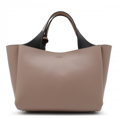 BEIGE LEATHER TOTES