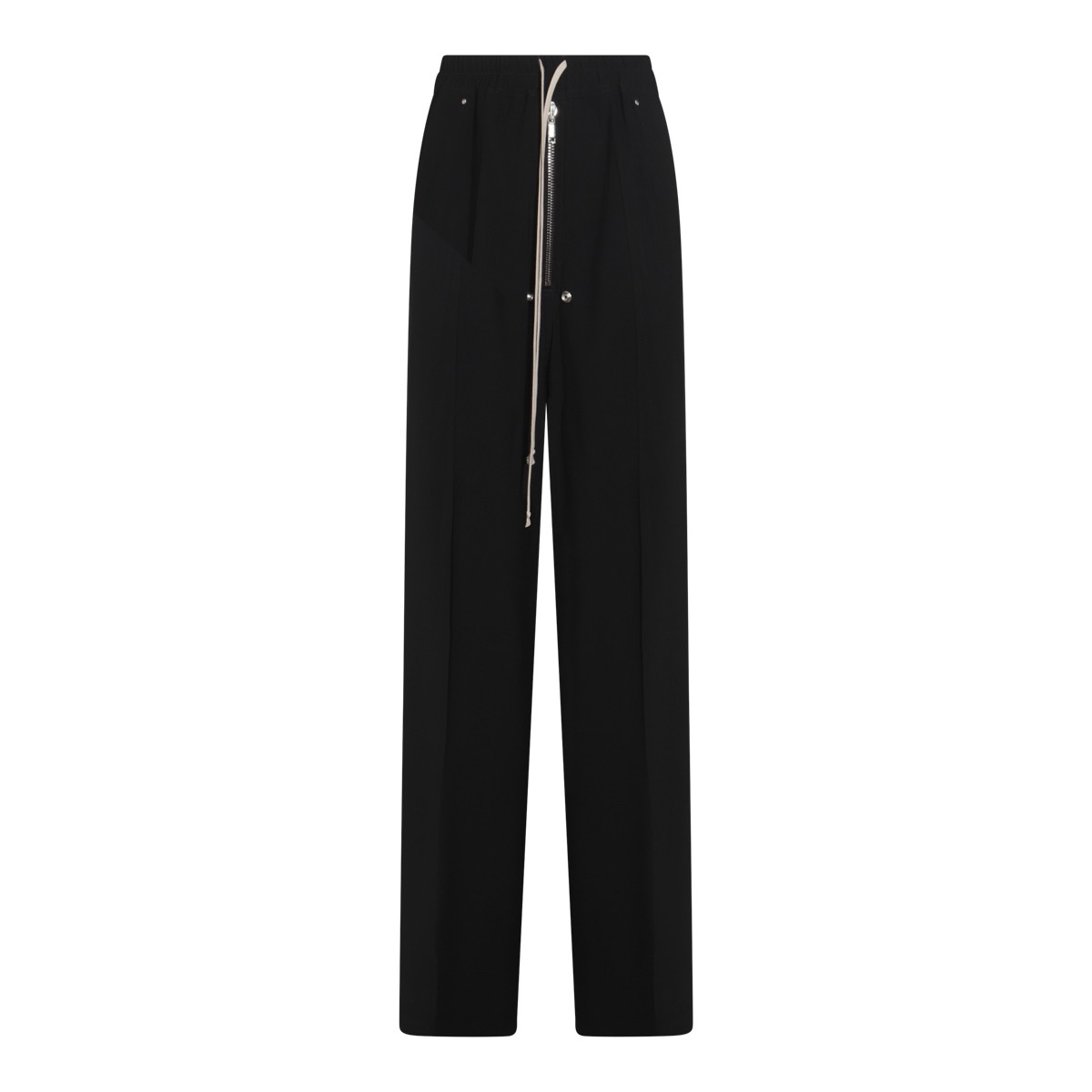 BLACK VISCOSE PANTS