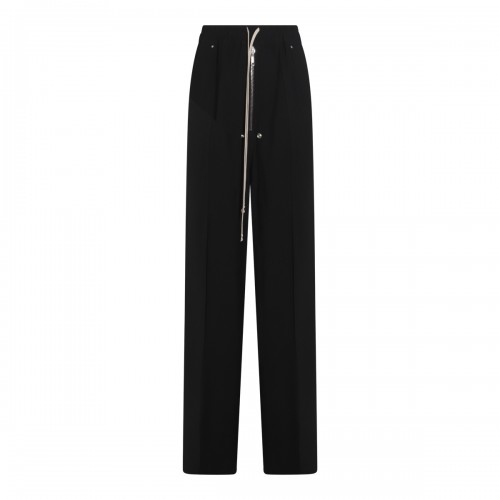 BLACK VISCOSE PANTS