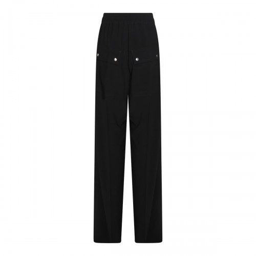 BLACK VISCOSE PANTS