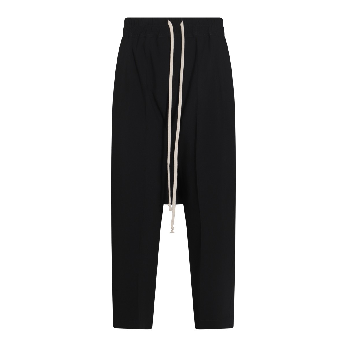 BLACK VISCOSE PANTS