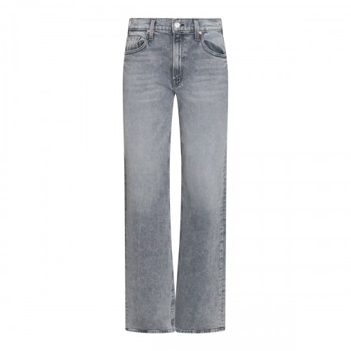 GREY COTTON DENIM JEANS