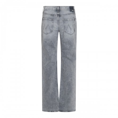 GREY COTTON DENIM JEANS