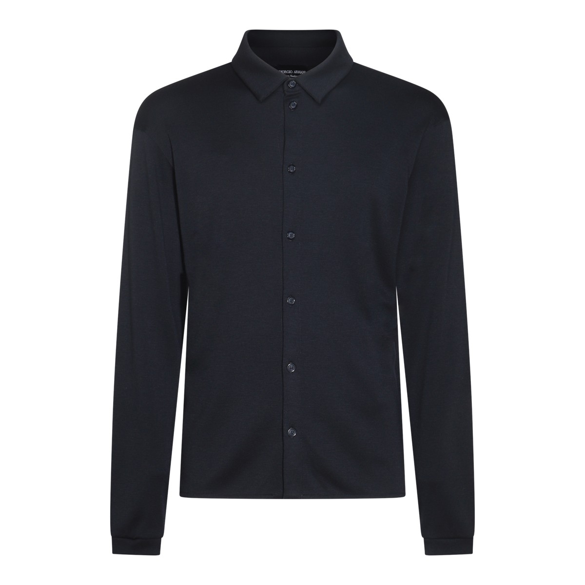 BLACK WOOL SHIRT