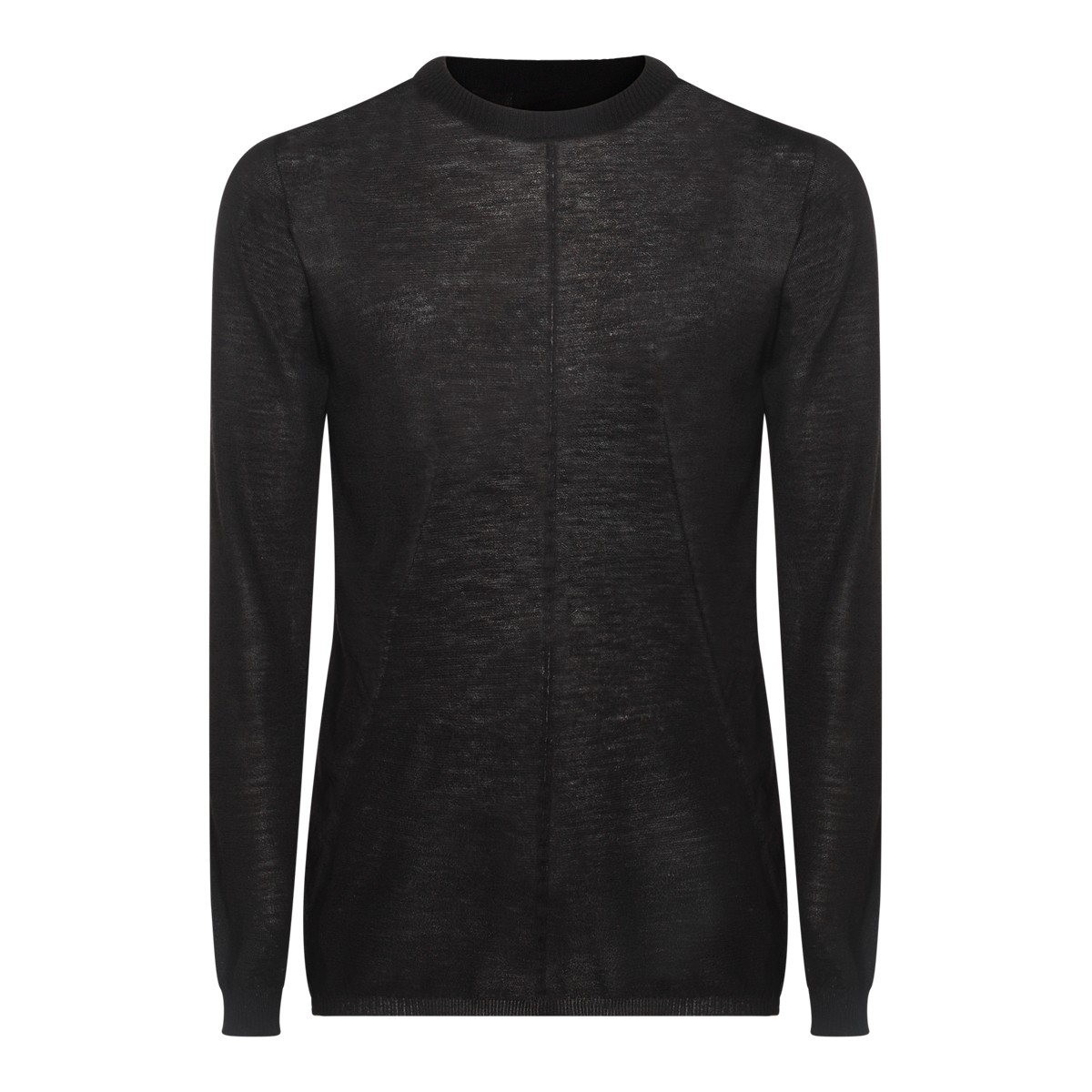 BLACK WOOL KNITWEAR