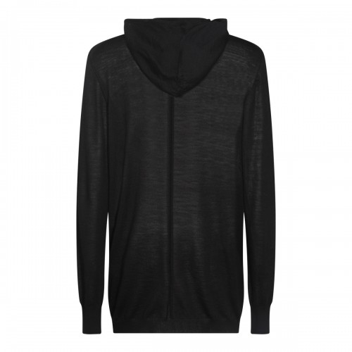 BLACK WOOL KNITWEAR