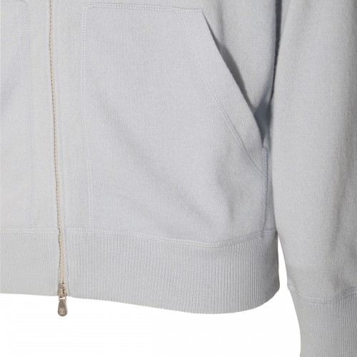 LIGHT BLUE CASHMERE SWEATSHIRT