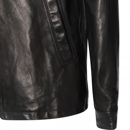 BLACK LEATHER JACKET