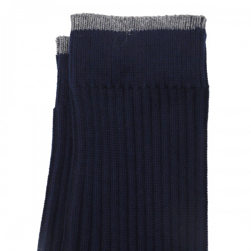 BLUE COTTON SOCKS