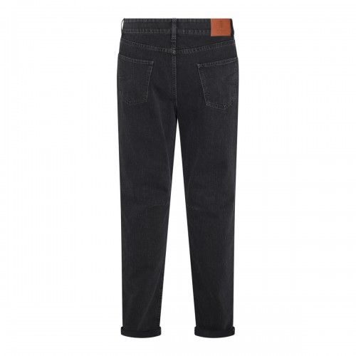 BLACK COTTON JEANS