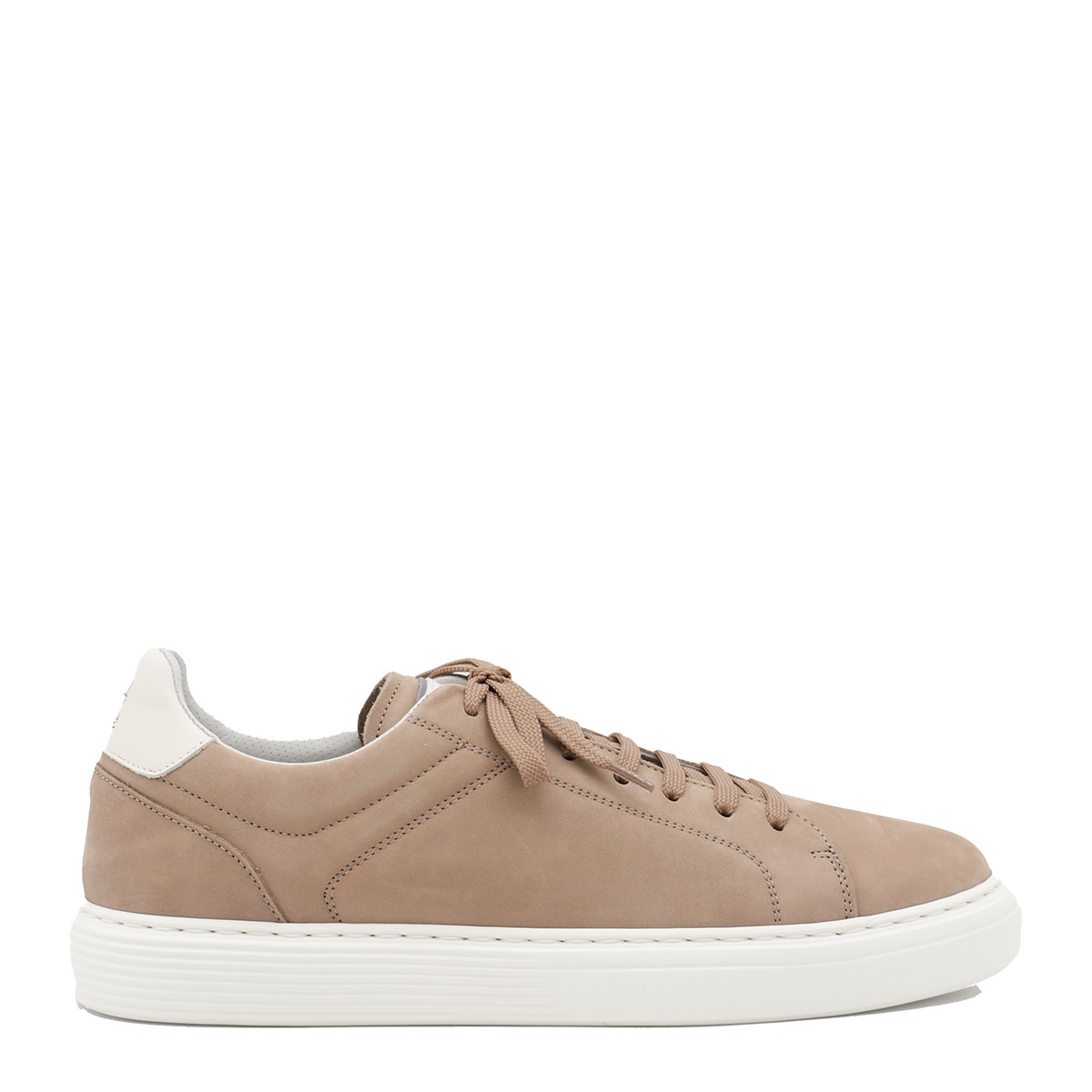 BROWN LEATHER SNEAKERS