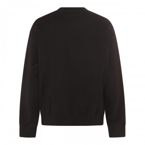 BLACK COTTON SWEATSHIRT