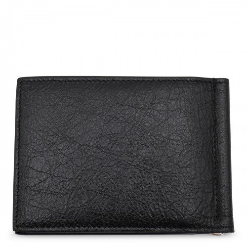 BLACK LEATHER WALLET