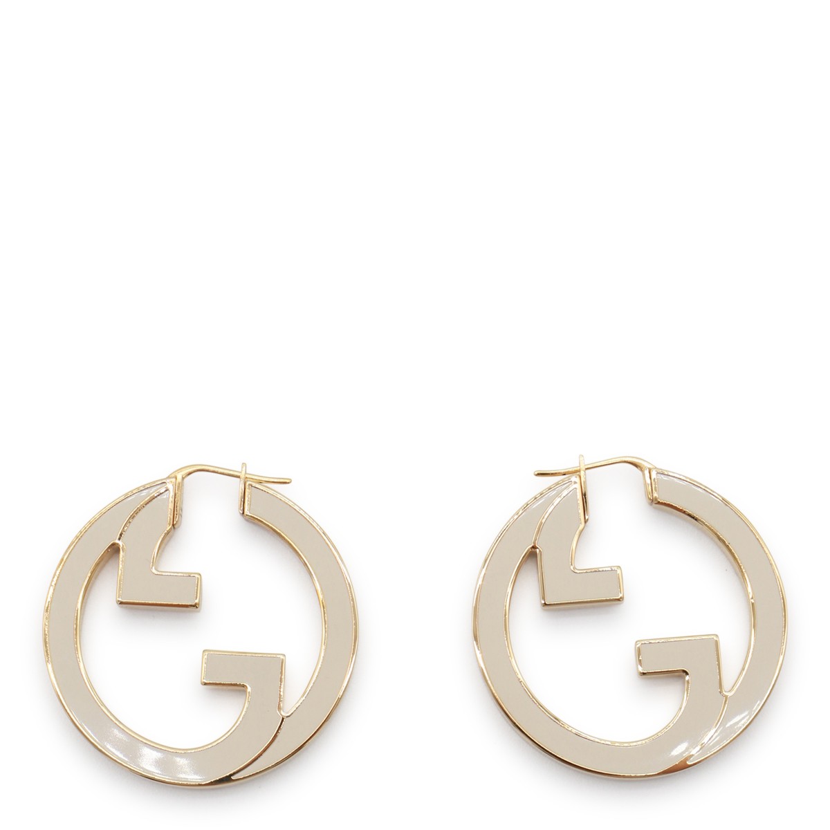 GOLD TONE METAL EARRINGS