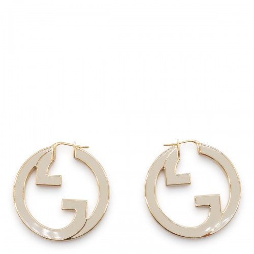 GOLD TONE METAL EARRINGS