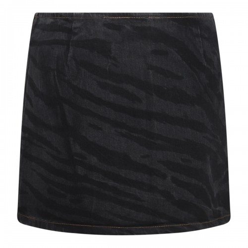 BLACK COTTON SKIRT