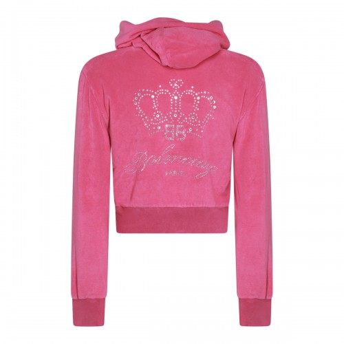 DARK PINK COTTON CASUAL JACKET 2