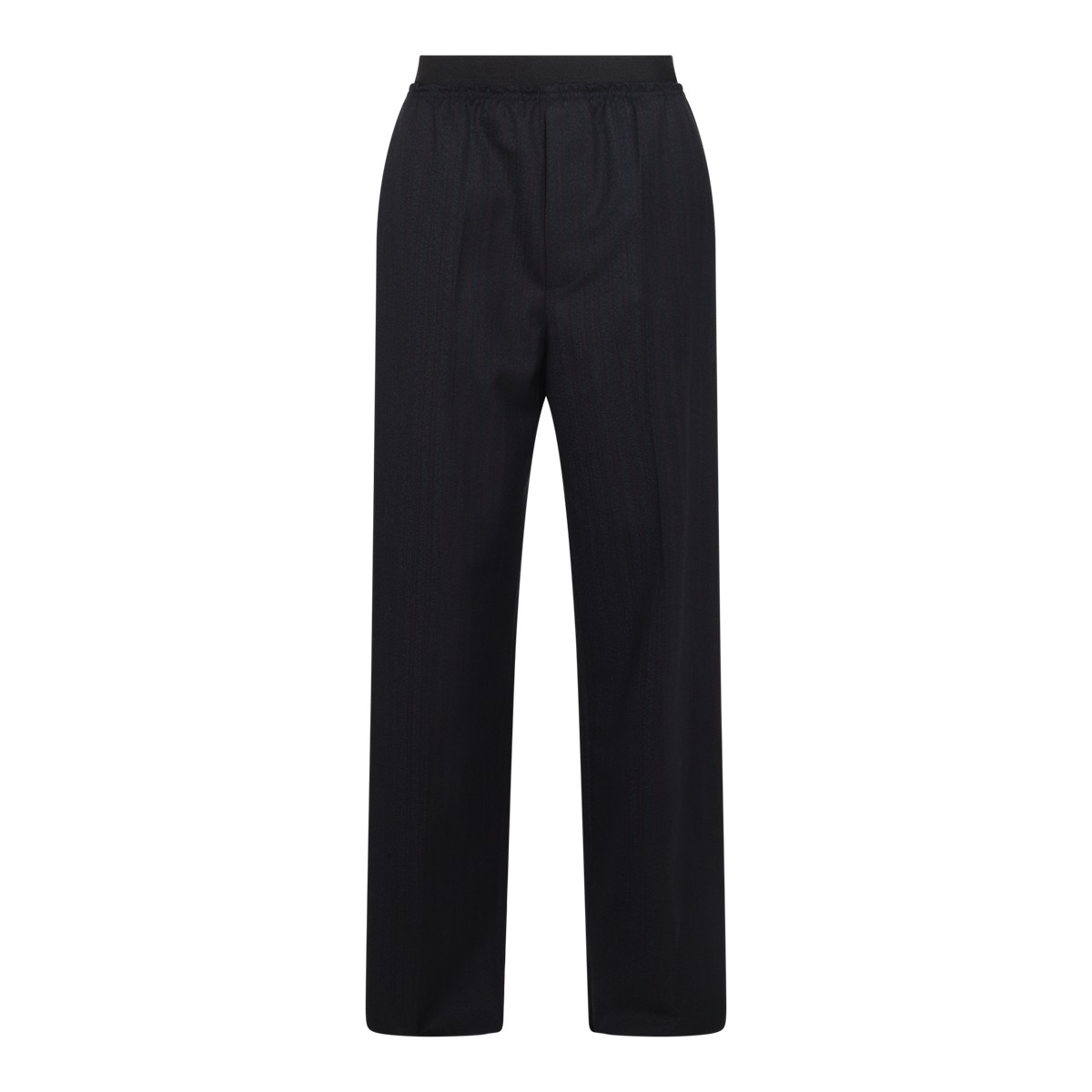 BLACK WOOL PANTS