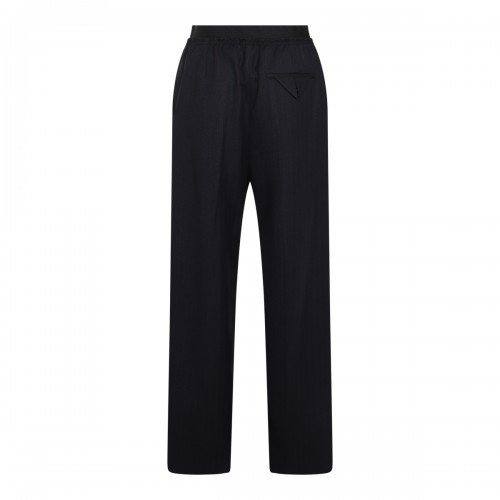 BLACK WOOL PANTS