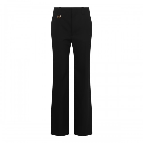 BLACK WOOL PANTS