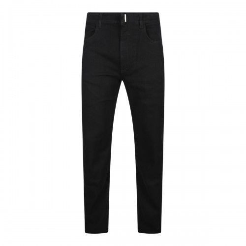 BLACK COTTON JEANS