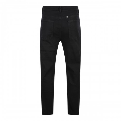 BLACK COTTON JEANS