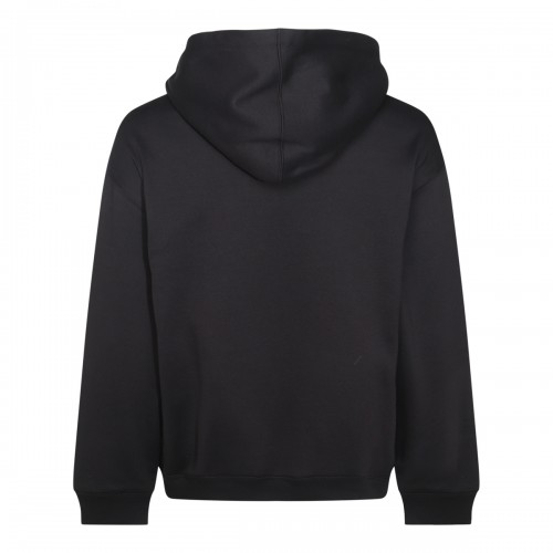 BLACK COTTON SWEATSHIRT