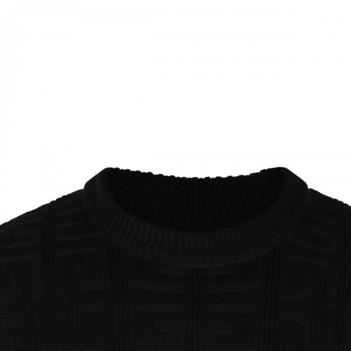 BLACK COTTON KNITWEAR