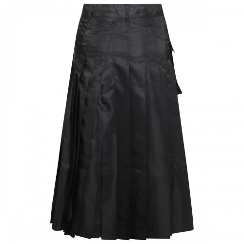 BLACK NYLON SKIRT