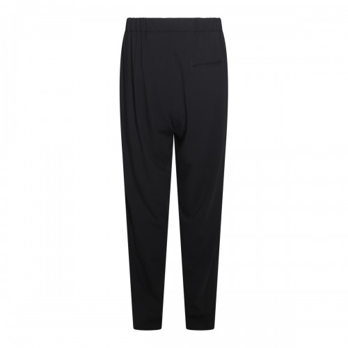 BLACK WOOL PANTS