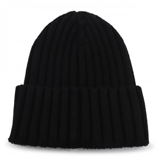 BLACK WOOL HAT