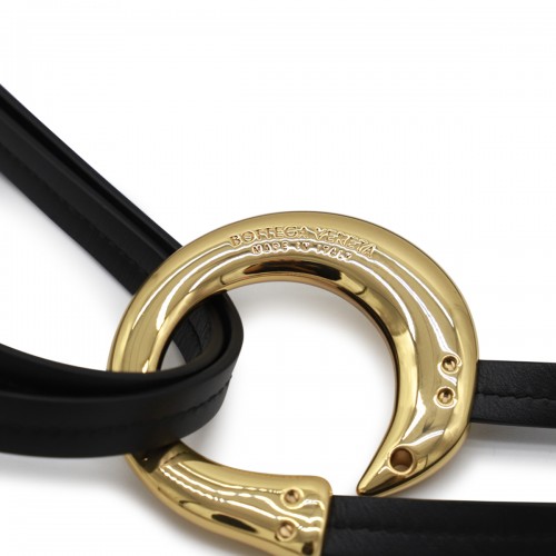 BLACK LEATHER BELT 2