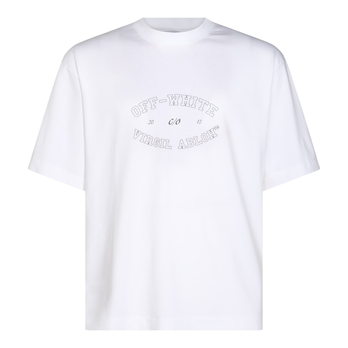 WHITE COTTON T-SHIRT