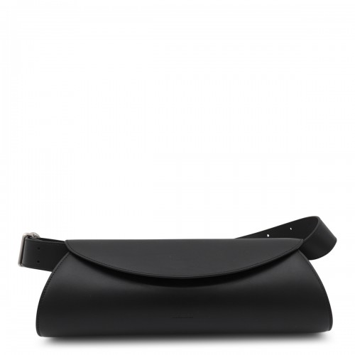 Jil Sander – Black Leather Shoulder Bag Uni