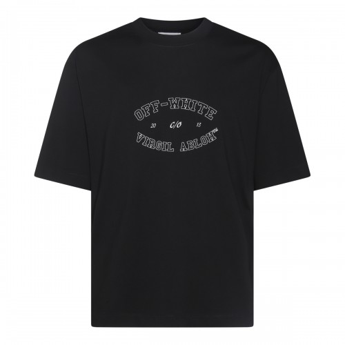 BLACK COTTON T-SHIRT