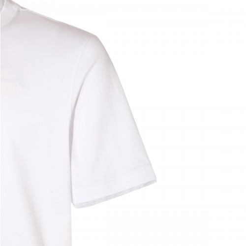 WHITE COTTON T-SHIRT