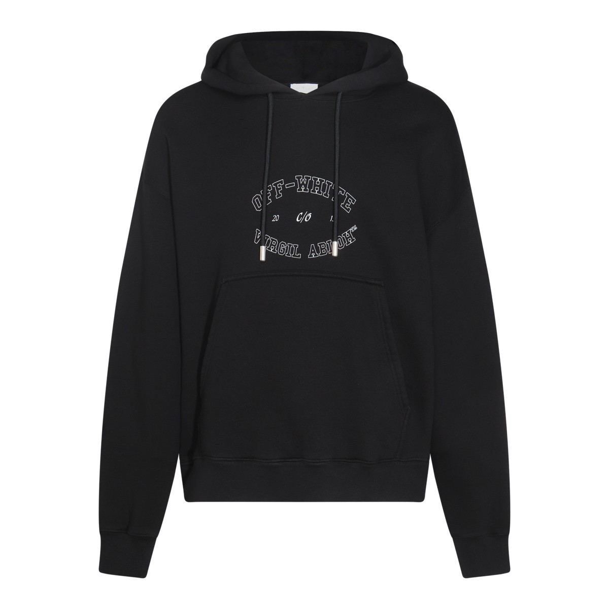 BLACK COTTON SWEATSHIRT