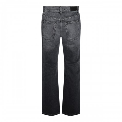 BLUE GREY COTTON DENIM JEANS