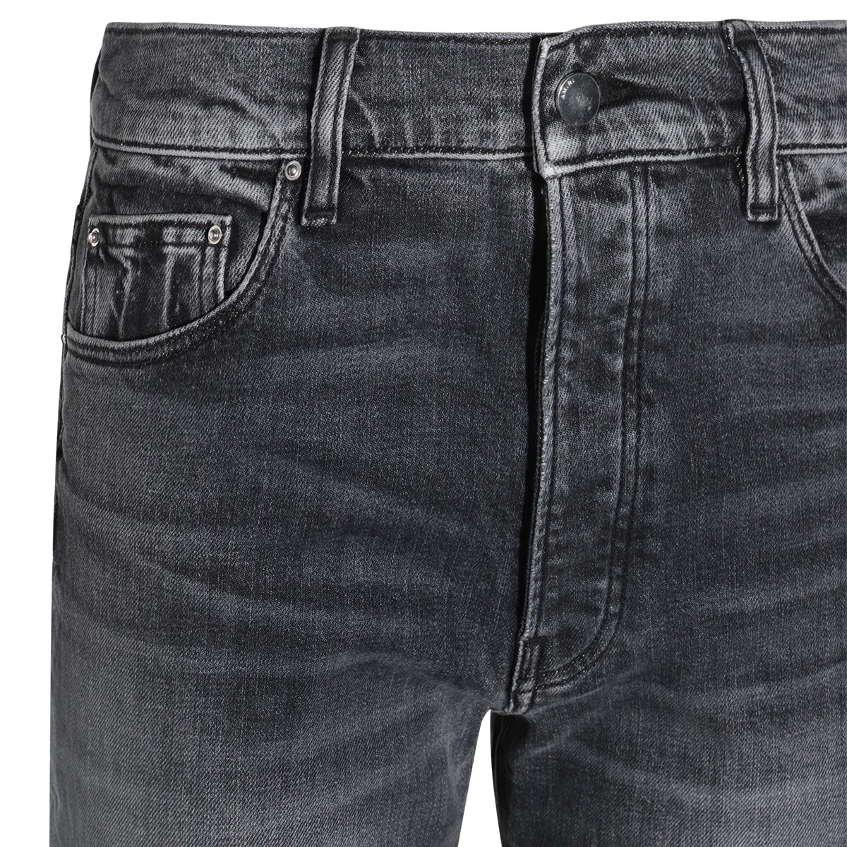 GREY COTTON DENIM JEANS GREY COTTON DENIM JEANS