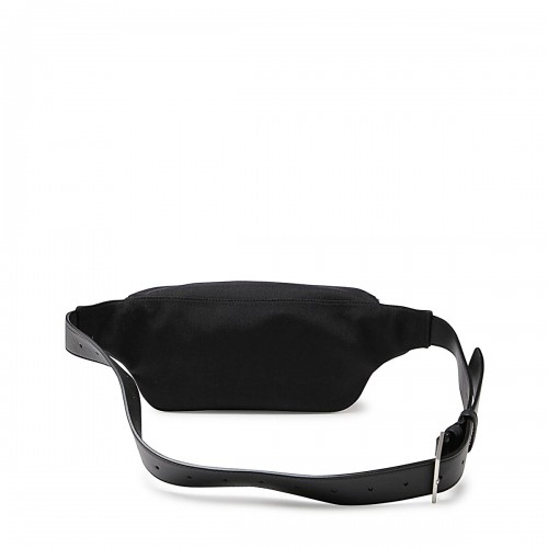 BLACK CANVAS BELT BAG