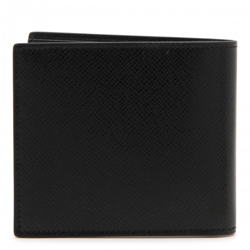 BLACK LEATHER WALLET