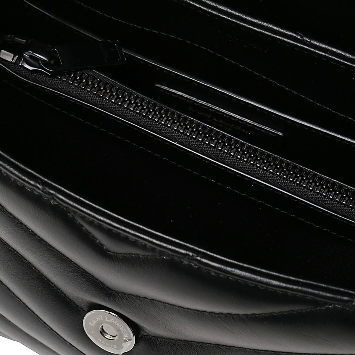 BLACK LEATHER SHOULDER BAG