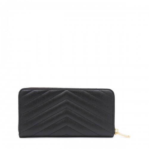 BLACK LEATHER WALLET