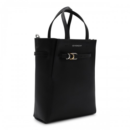 BLACK LEATHER VOYOU MINI TOTES