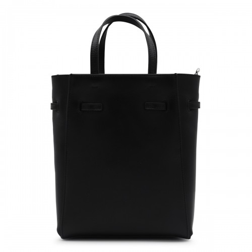 BLACK LEATHER VOYOU MINI TOTES