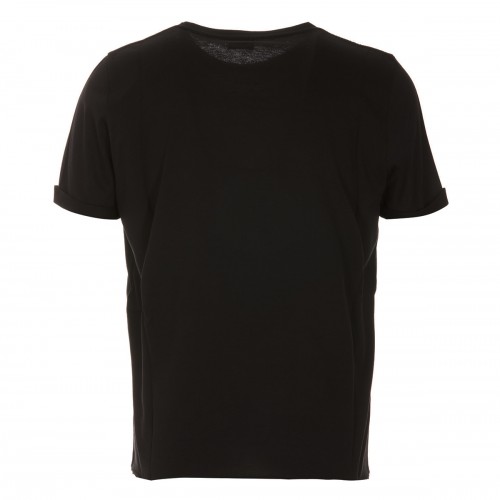 BLACK COTTON T-SHIRT