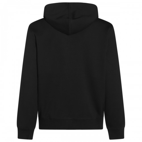 BLACK COTTON SWEATSHIRT