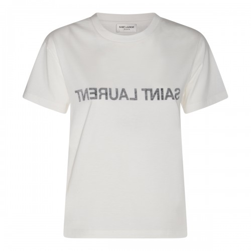 WHITE COTTON T-SHIRT